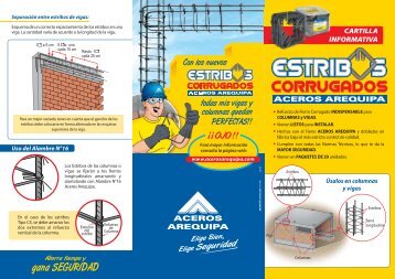 cartilla informativa - Corporación Aceros Arequipa