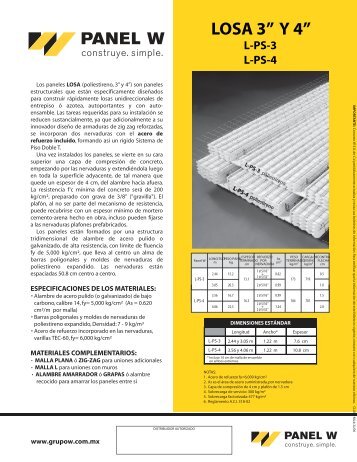 LOSA 3” Y 4” - panel w