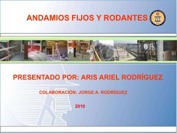 andamios fijos y rodantes