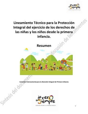 Lineamiento Técnico Para la Protección Integral del ejercicio de los ...