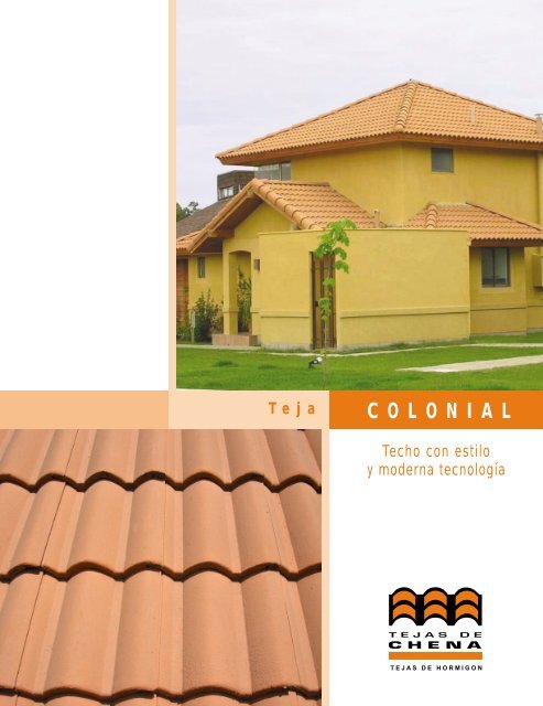 Ficha teja colonial - Tejas de Chena