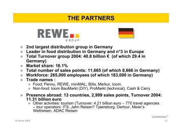 THE PARTNERS - REWE Group