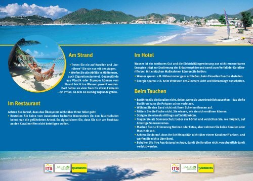 Download der Broschüre "Korallen - Tipps und Infos ... - REWE Group