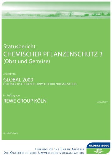 Download Statusbericht "Chemischer Pflanzenschutz" - REWE Group