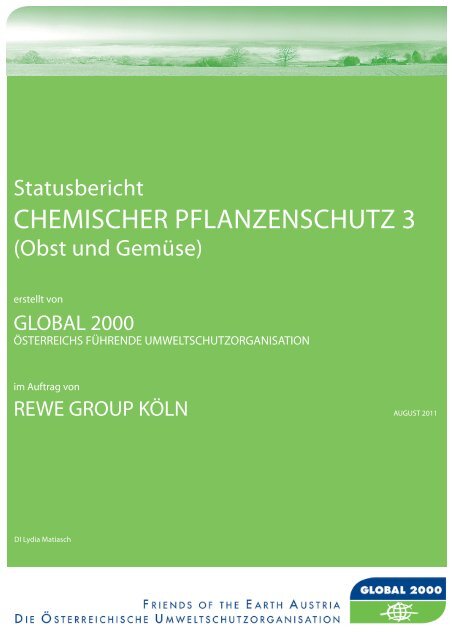 Download Statusbericht "Chemischer Pflanzenschutz" - REWE Group