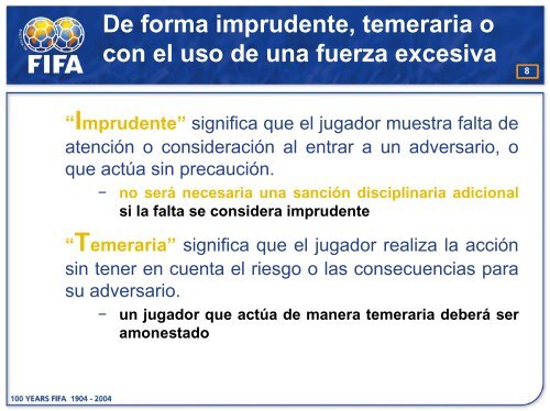 Regla 12 - Faltas e Incorrecciones