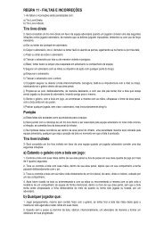 REGRA 04 - EQUIPAMENTOS DOS JOGADORES Da - FEFUSPA