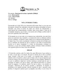 Documento: Doctrina de los doce Apóstoles (Didajé ... - Vacuna de Fe