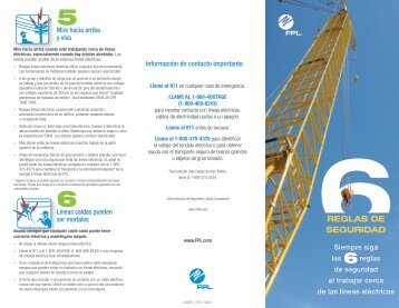 Safety 6 Brochure - FPL.com