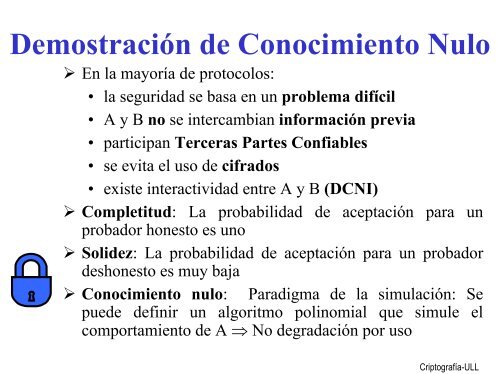 Protocolos Criptográficos - CryptULL