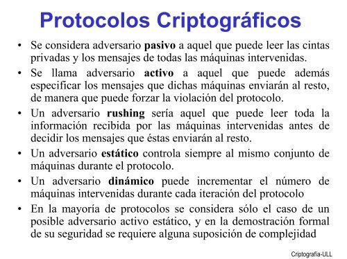 Protocolos Criptográficos - CryptULL