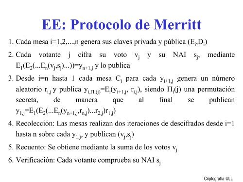 Protocolos Criptográficos - CryptULL