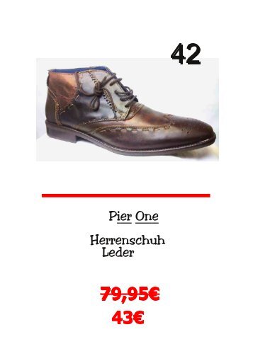 Pier One Herrenschuh Leder