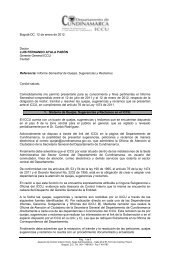 Informe Semestral de Peticiones, Quejas y Reclamos-Enero 2012.