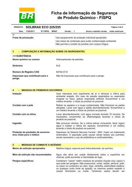 SOLBRAX ECO 225-255 - Petrobras Distribuidora