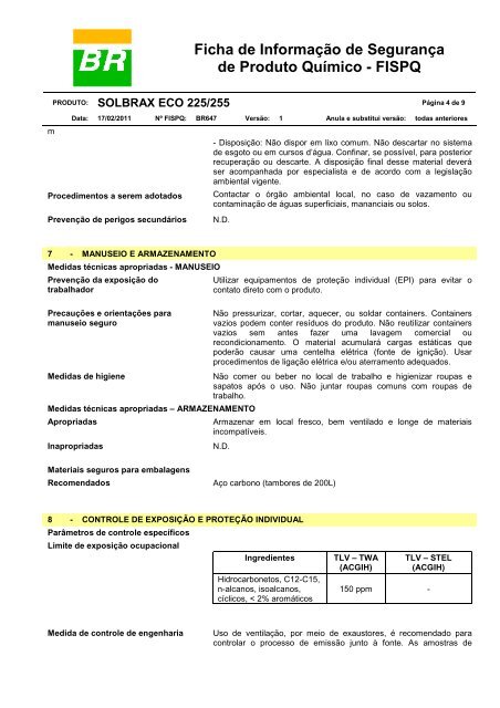 SOLBRAX ECO 225-255 - Petrobras Distribuidora