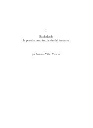 I Bachelard: la poesía como intuición del instante - UNAM