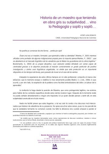 Artículo completo en formato PDF - Revista Iberoamericana de ...