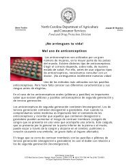 Mal Uso de Anticonceptivos - Department of Agriculture & Consumer ...