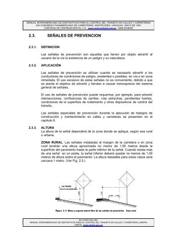 2.3. SEÑALES DE PREVENCION - Centrum Digital