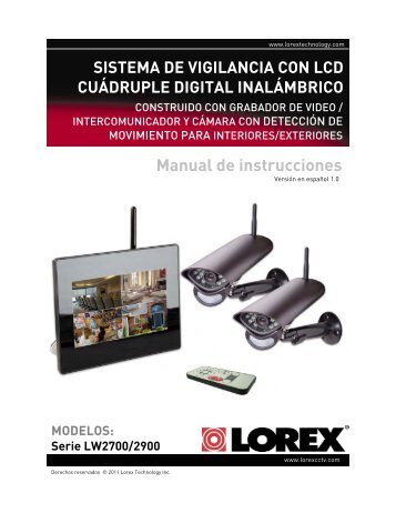 Manual de instrucciones - Lorex