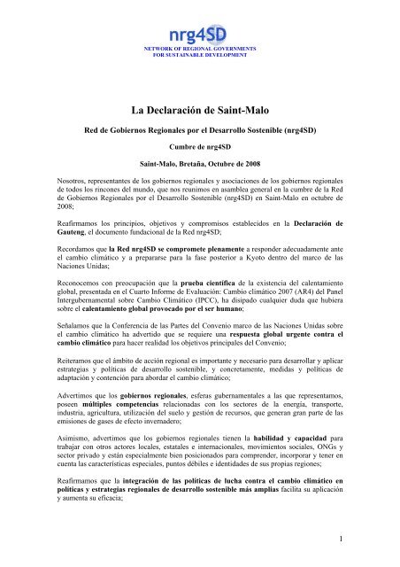 Declaración de Saint-Malo - nrg4SD