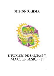 INFORME DE SALIDAS Y VIAJES EN MISION _1_ - Mision Rahma ...