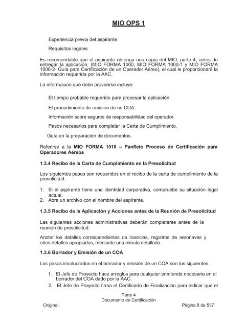 MIO-OPS-1-Parte 4 - Dirección General de Aviación Civil