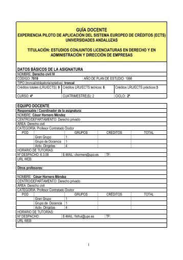 Derecho Civil IV