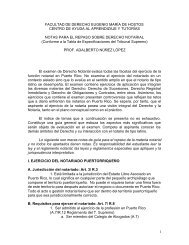 Notas Para el Repaso sobre Derecho Notarial - Facultad de ...