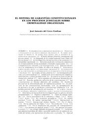 garantías constitucionales y criminalidad organizada - Alfonso ...