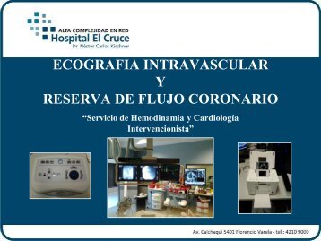 Presentación IVUS y FFR - Hemodinamia