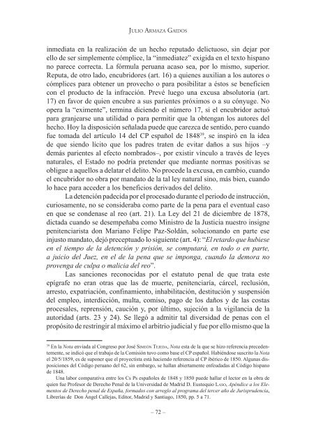 Influencia de los códigos penales españoles en la - AIDP España