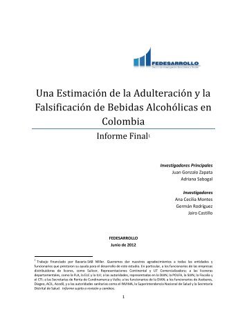 Una Estimación de la Adulteración y la Falsificación de ... - Andi