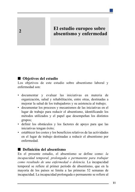 la prevención del absentismo en el lugar de trabajo - Egarsat