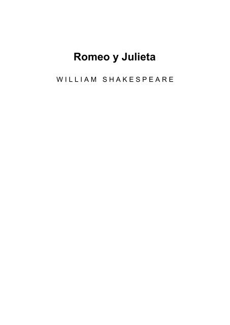 Romeo y Julieta