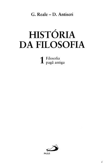 História da Filosofia – Volume 1 - Charlezine