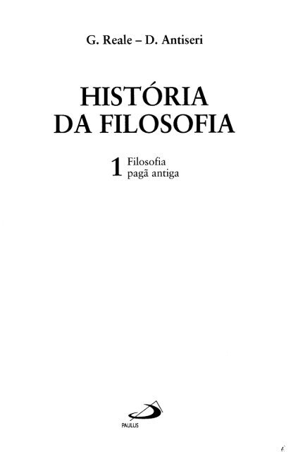 História da Filosofia – Volume 1 - Charlezine