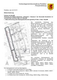 Verbandsgemeindeverwaltung Rodalben Pressemitteilung
