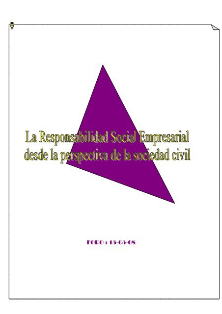 RESPONSABILIDAD SOCIAL DE LA EMPRESA - ORMUSA