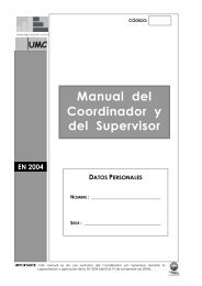 Manual del Coordinador y del Supervisor - Ministerio de Educación