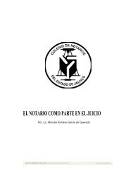 el notario como parte en el juicio - Revista del Colegio de Notarios ...