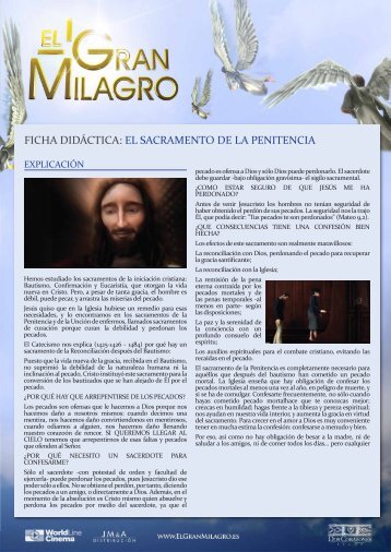 EGM Guia Didactiva Penitencia - El Gran Milagro