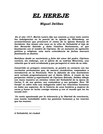 El Hereje.pdf - Biblioteca Digital de Cuba