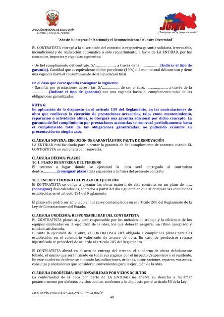 bases administrativas licitacion pública nº 004-2012-diresa ... - seace