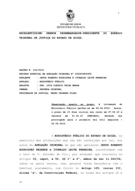 excelentíssimo senhor desembargador-presidente do egrégio