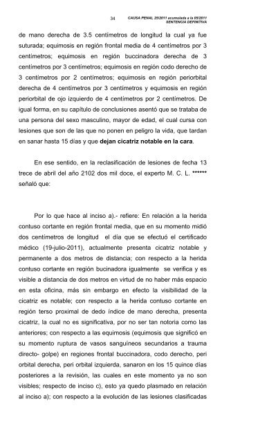 SENTENCIA DEFINITIVA. Molango de Escamilla, Estado de Hidalgo ...