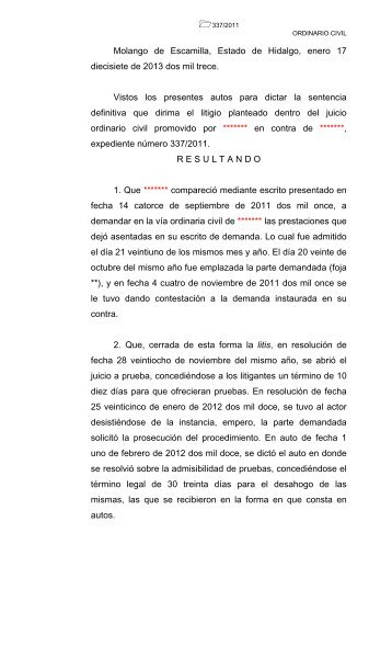 Molango de Escamilla, Estado de Hidalgo, enero 17 diecisiete de ...