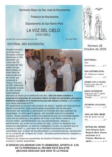 Vox Caeli nº 26 - copia - La Prelatura de Moyobamba