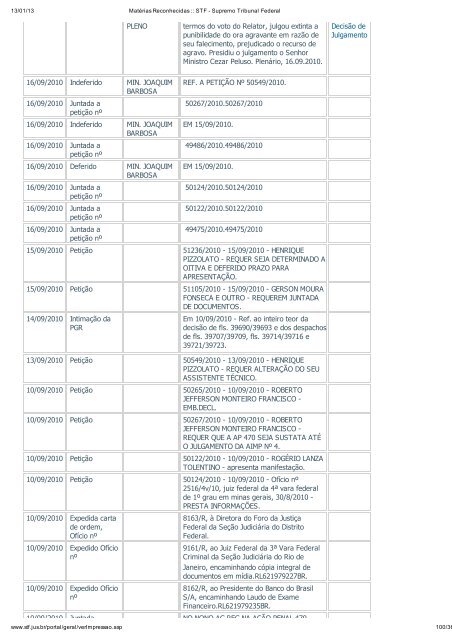 Acompanhamento Processual - Novo Jornal